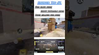 Sniper tips and tricks #1 Fake Peek #CODM #DLQ33 #SniperLoadout #QuickScope #Mrgreat #shorts