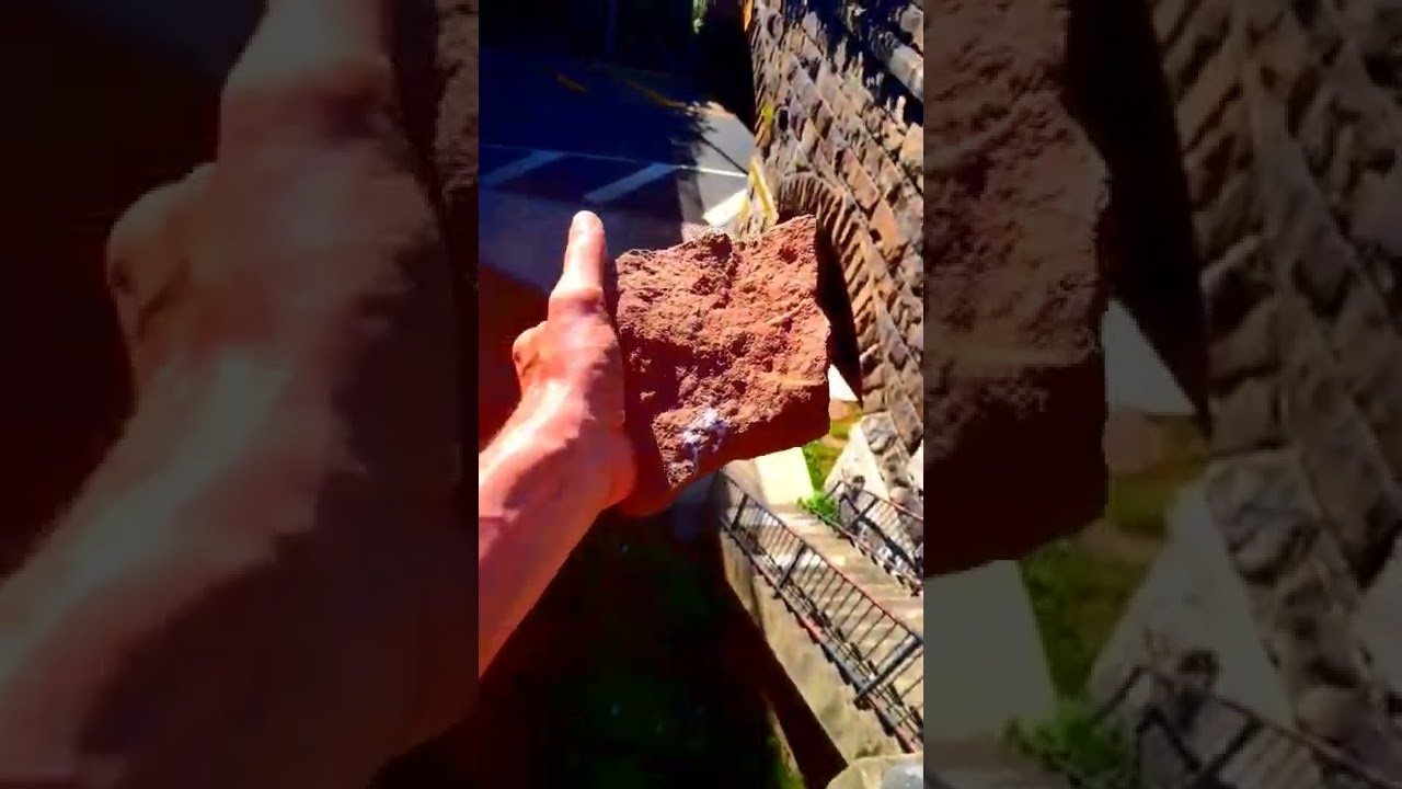 Melted/Fused Bricks His-Story indoctrination was just a Lucifarian bedtime story"The American DREAM"