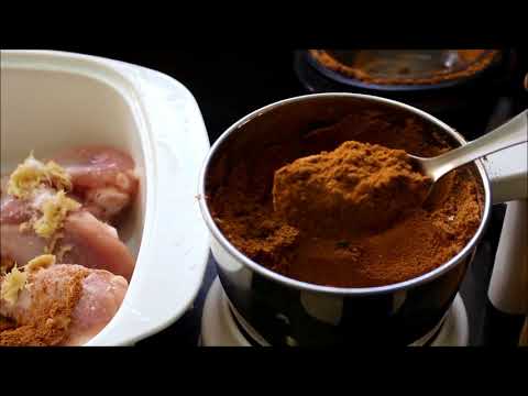 Mutton masala powder recipe in Tamil - Chicken dry fry with homemade curry masala