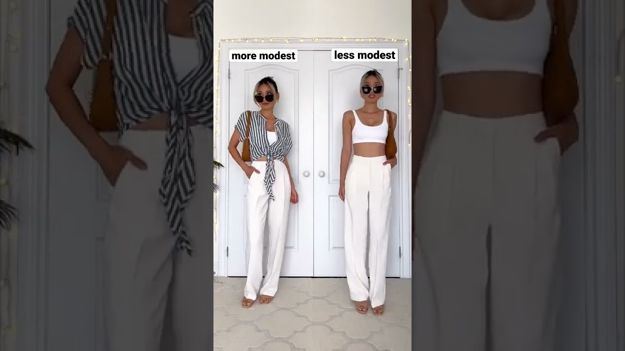 Modest / non modest fits 💛 #shorts - YouTube