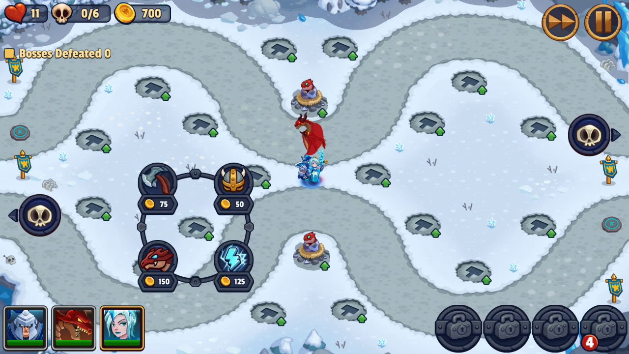 Realm Defense | Shattered Realms | Level 9 | Twin Clearings | 6 Bosses | Frozen Fragment