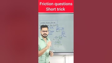 Friction questions short tricks | JEE NEET physics tricks 60 second | ssp sir