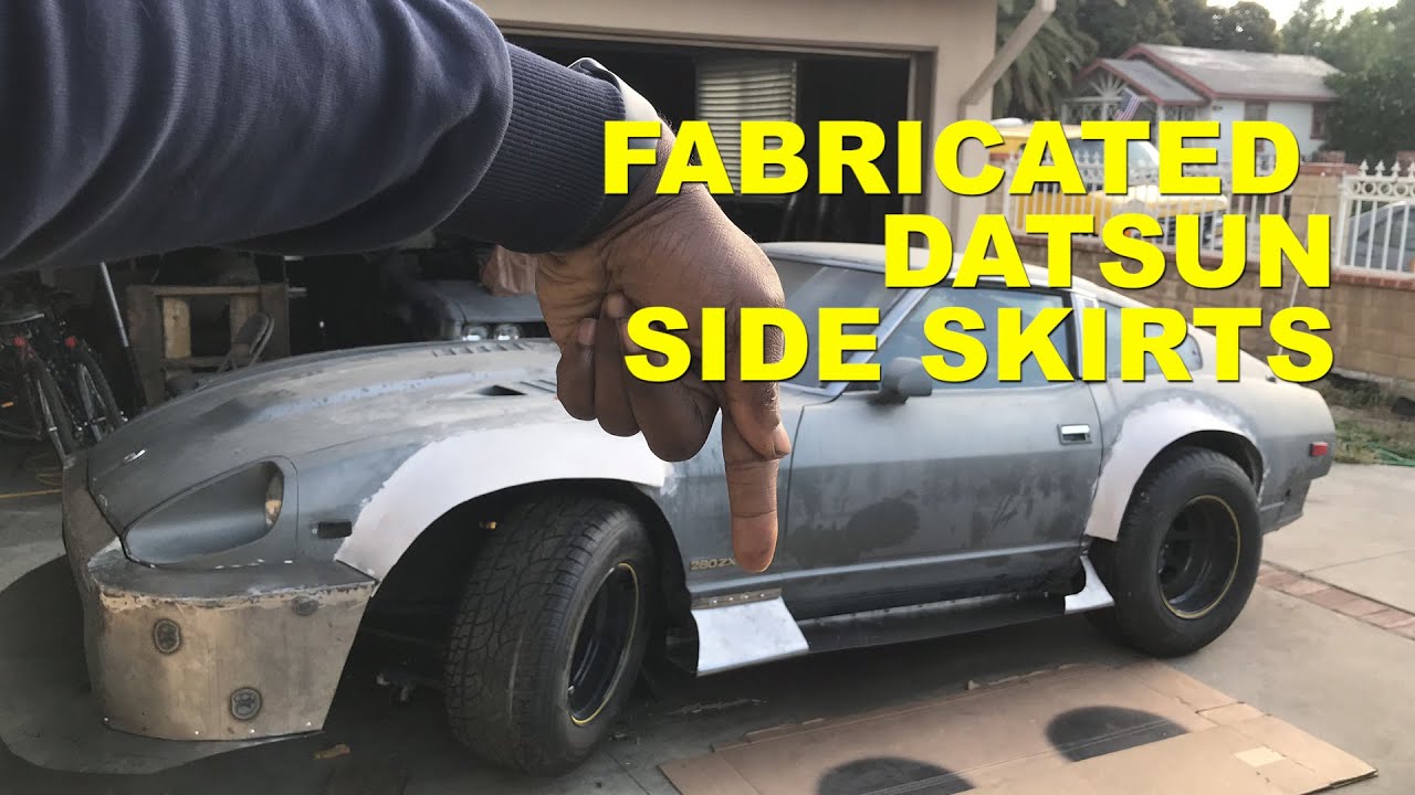 Fabricated Side Skirts/Splitter for my Datsun 280ZX