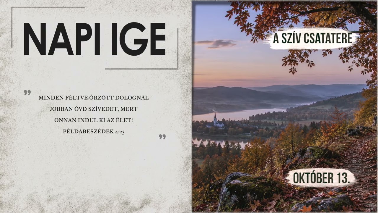 Napi IGE | A szív csatatere | 2026.10.13