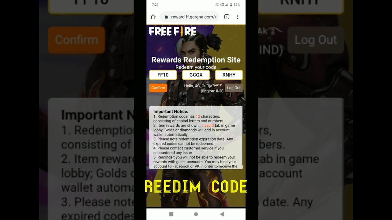 New Redeem code // free redeem code jaldi karo/ FREEFIRE FREE DIAMOND 