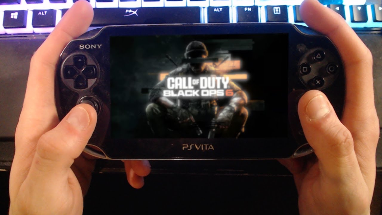 PLAYING BLACK OPS 6 ON A PS VITA? - YouTube