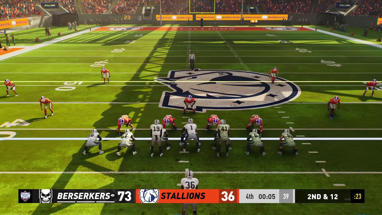 New Maximum Football Franchise Mode is here!!!Managing the Washington Wraiths Season 1 Oak@Den Game1