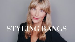 10 Ways to Style Bangs | Easy Hairstyles Summer 2019