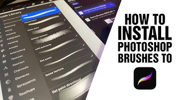 Upload Photoshop Brushes to Procreate | Procreate 5 | Tips