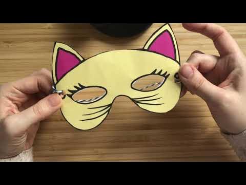 Masken selbst basteln + kostenlose Vorlagen - YouTube