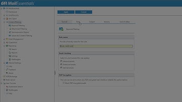 How to enable keyword filtering | GFI MailEssentials