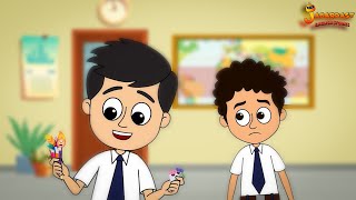 Who Hides The Pencil ? | Kids Stories | Animated Stories | English Cartoon| English Stories