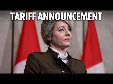 LIVE: Canadian ministers make announcement on tariffs & US trade relations