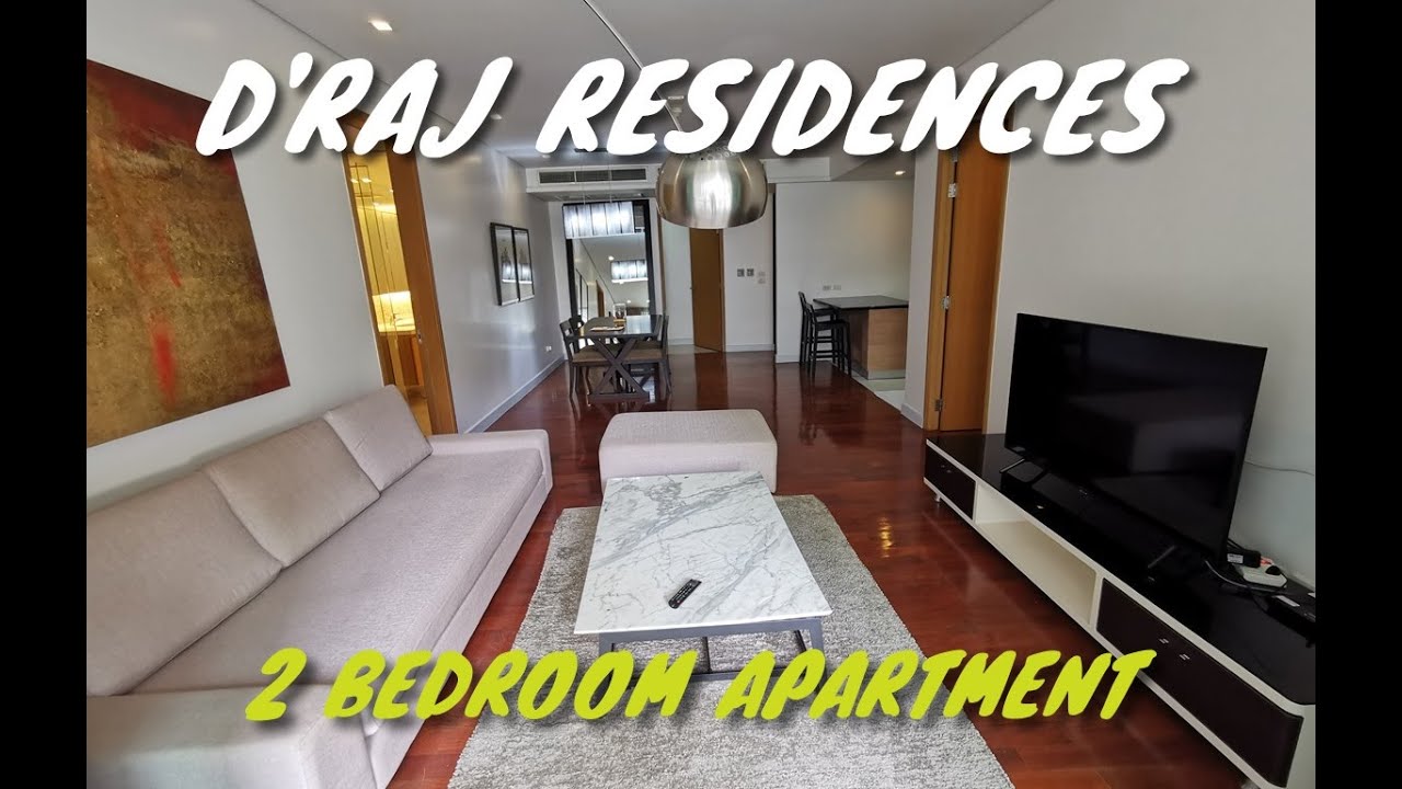 D'Raj Residences 2 bedroom apartment for rent Asoke Bangkok😍 YouTube