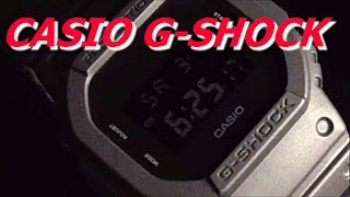 CASIO G-SHOCK Solid Colorsソリッドカラーズ カシオ腕時計Gショック DW-5600BB- 1JF