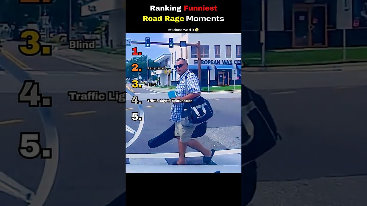 Ranking Funniest Road Rage Moments