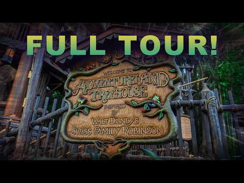 FULL TOUR: Adventureland Treehouse at Night | Disneyland Resort