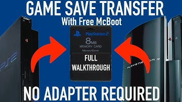 PS2 to PS3 Save Data TRANSFER - NO ADAPTER REQUIRED