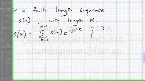 Lecture 10 - FFT Leakage and the Rectangular Window.