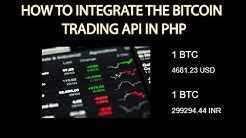 How to integrate the bitcoin trading api in php