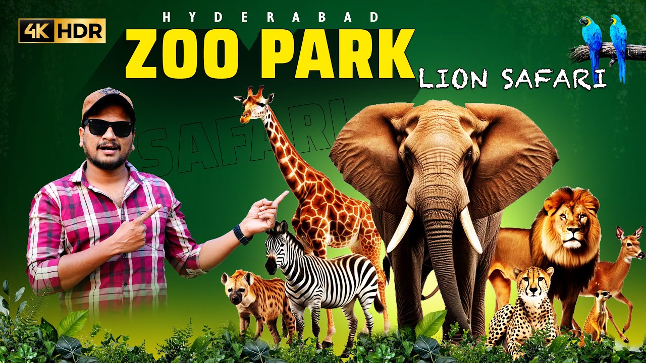 Hyderabad Zoo Park l Nehru Zoological Park Safari Ride l Anil Joseph Films