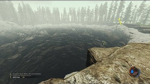 Quickest way to the bottom of the sinkhole - The Forest