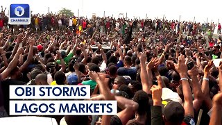 Peter Obi Storms Lagos Markets, Seeks Traders' Support