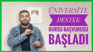 Başvuru Başladi 3.000 Burs Üni̇versi̇te Destek Bursu Karşiliksiz Burs Başvurusu
