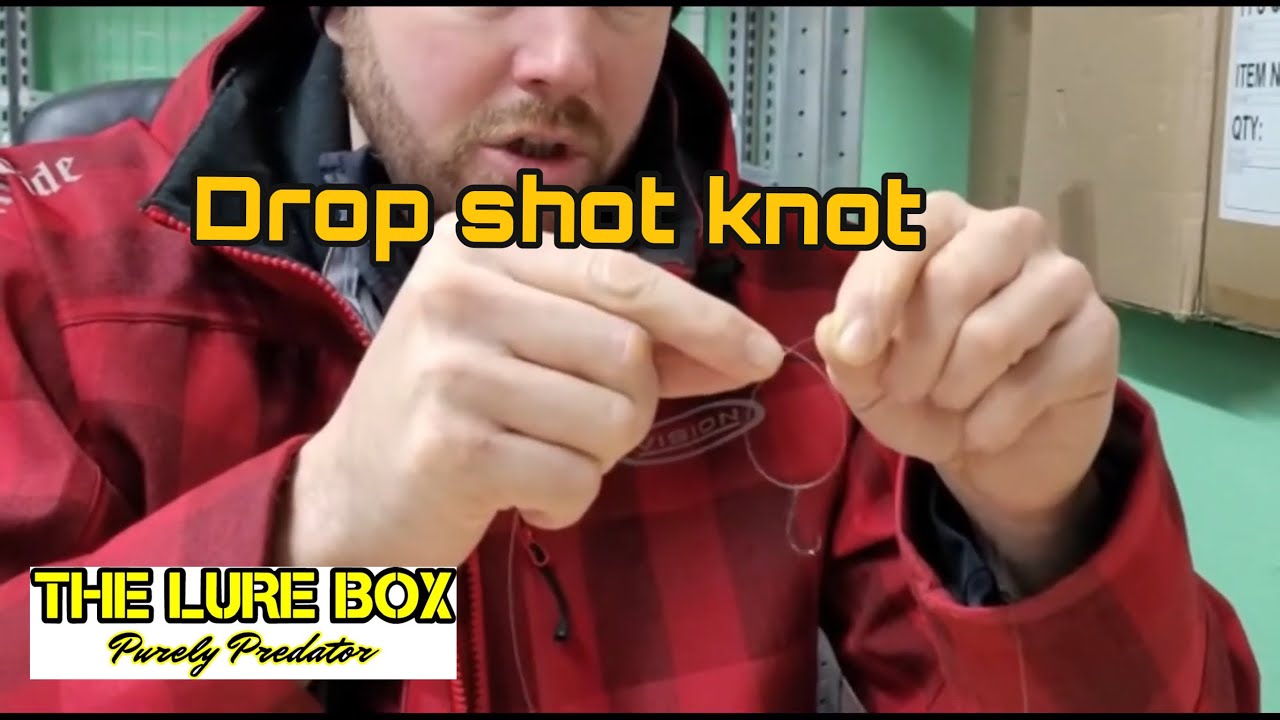 Tying the perfect dropshot knot #lurefishing #dropshotknot