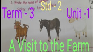 2nd Std/English/Term-3/Unit-1/A Visit to the Farm/I Can Do Answers/Samacheer kavi