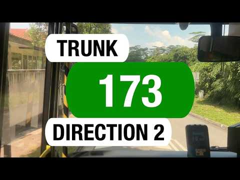 Tower Transit Trunk 173 (Direction 2) | Bus Service Route Visual