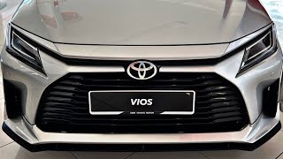 (2024) Toyota Vios 1.5E AT Silver Metallic Color | Amazing Sedan! walkaround in 4k