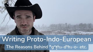 Writing Proto-Indo-European: *gʷr̥h₃-dʰh₁-o- etc.