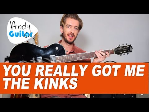 You Really Got Me Guitar Lesson - The Kinks - how to play