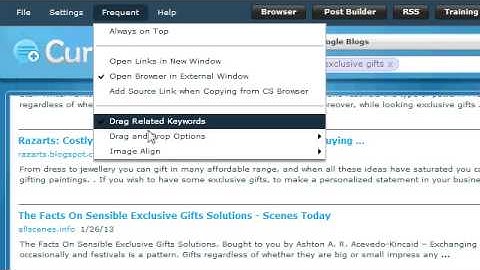 CurationSoft.com - Building A Post in Facebook