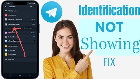 How To Verify Telegram Wallet Identification Level | Fix Telegram Wallet Identification Not Showing