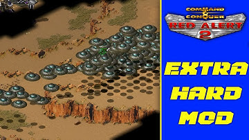 Red Alert 2 | Extra Hard Mod | FLOATING DISCS INVASION | 1 vs 7 brutal ai