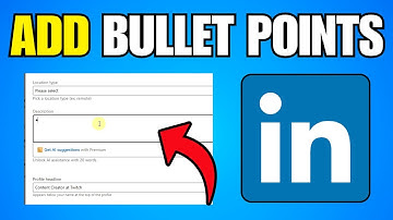 How To Add Bullet Points on Linkedin - New Method