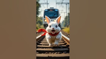 The tortoise saved the rabbit