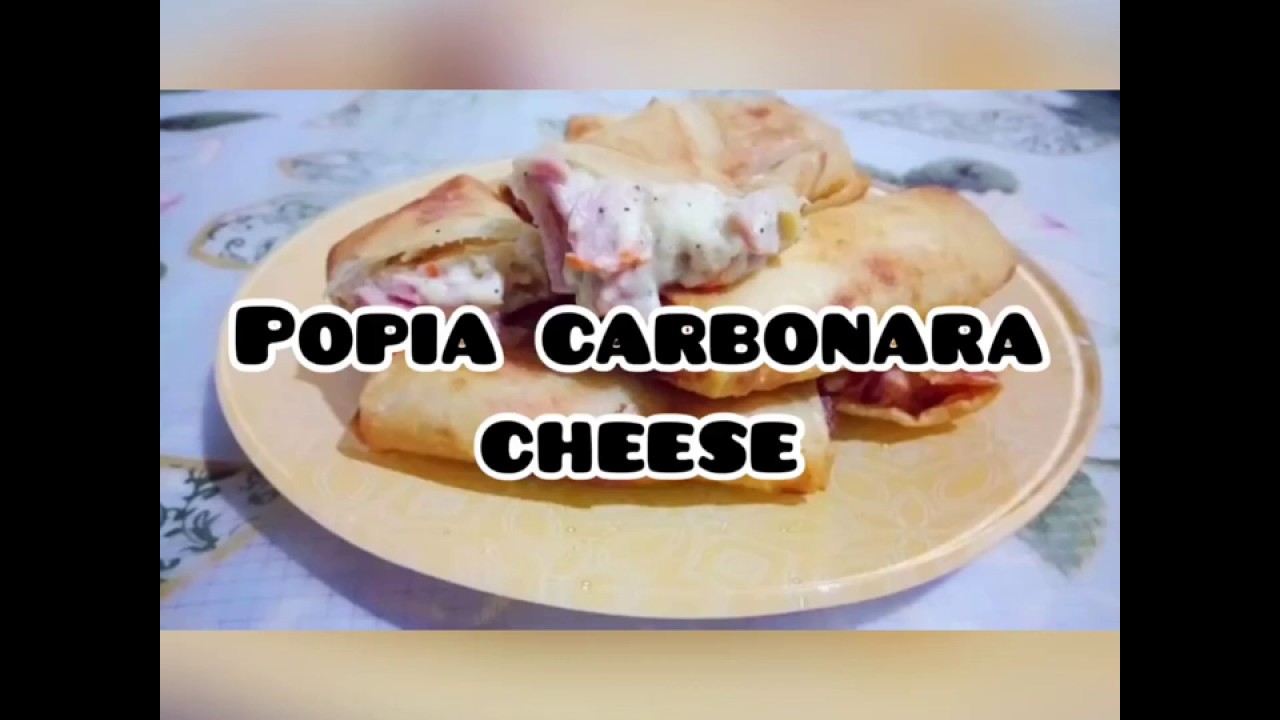 resepi popia carbonara cheese