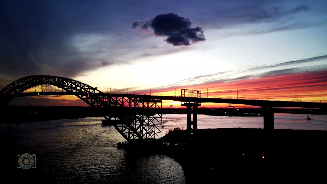 " Bayonne Rises Again "/ drone video / NJ / Hudson County Park /  Bayonne Bridge / Newark Bay