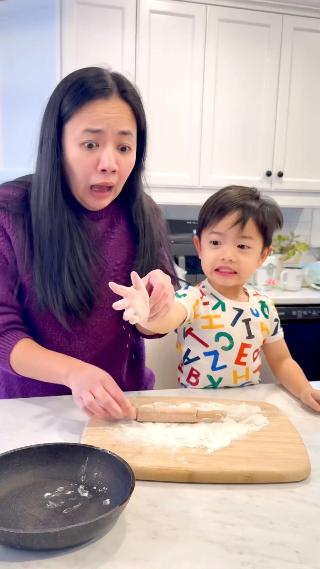 Mom Mistakes Baby's Hand For Dough, Hilarity Ensues