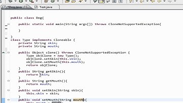 Java jdk 7 tutorial 19 clone method