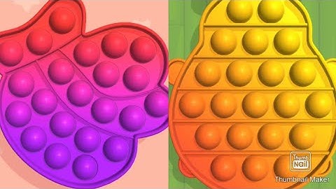 Pop it fidget 3D Gameplay ! Very relaxing and satisfying gameplay