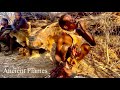 Hadzabe Tribe’s Secret Fire Feast 🔥🍖 | Primitive Skills & Ancient Traditions of Tanzania