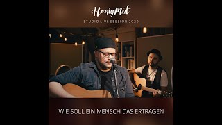 Philipp Poisel - Wie soll ein Mensch das ertragen (HonigMut Cover) Studio Live Session