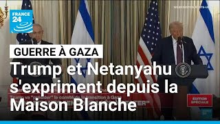 REPLAY : Donald Trump et Benjamin Netanyahu s'expriment depuis la Maison Blanche • FRANCE 24