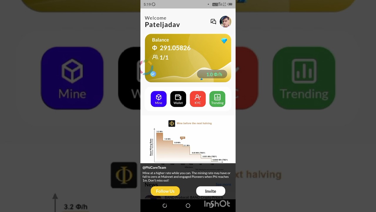 minephi app new project daily earncoin new app and wallet create join members and new update