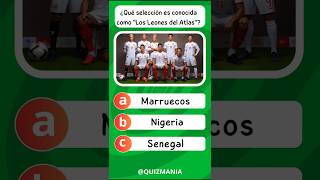 qué selección es conocida como los leones del atlas
