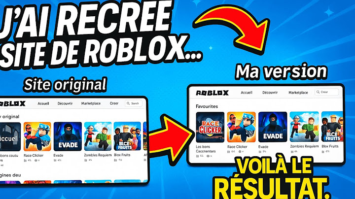 J’ai Reproduit le Site de Roblox en partant de zéro (HTML/CSS/JS)💻